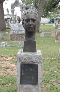 Lou Nave memorial in Old La Grange City Cemetery