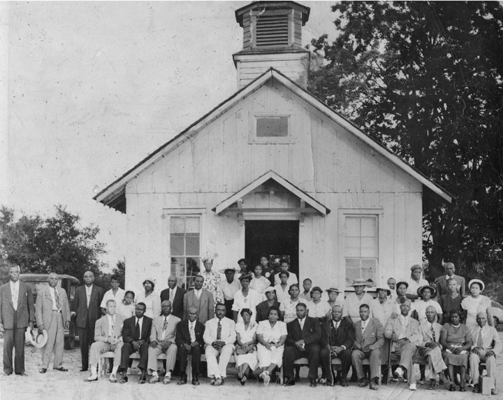 Concord Baptist Church in the late 1940s or early 1950s
