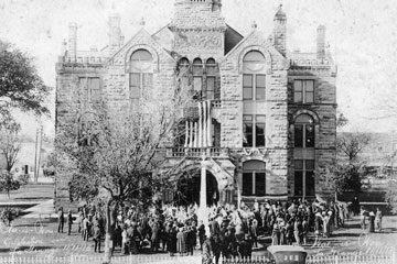 The spontaneous War is Won Celebration in La Grange on Armistice Day